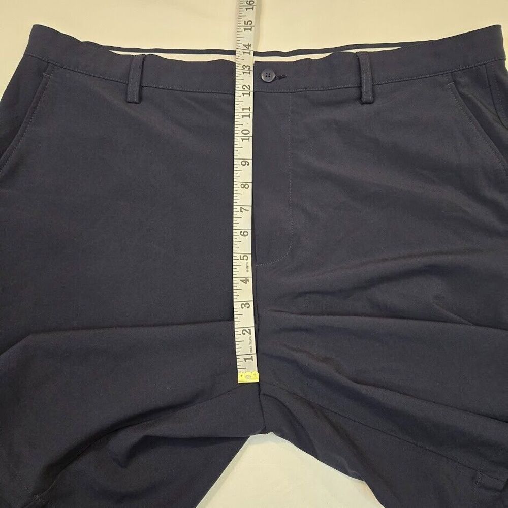 FootJoy Men's Shorts Size 40X10 Navy Golf Performance Lightweight Flat Front‎ - Picture 5 of 8